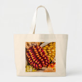 Corn cobs grote tote bag (Voorkant)