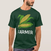 Corn Cobs on Mannen Basic Dark T-Shirt (Voorkant)