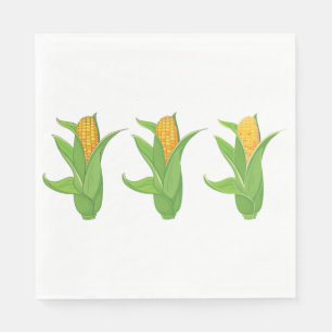 Corn Cobs Paper Napkins Servet