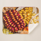Corn cobs sherpa deken (Voorkant (horizontaal))