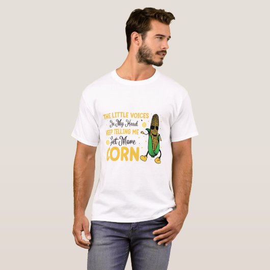 Corn Costume Farmer T-Shirt (Voorkant volledig)