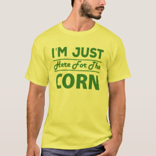 Corn Costume Thanksgiving Halloween Party Kinder W T-shirt
