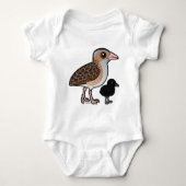 Corn Crake met baby Romper (Voorkant)