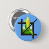 Corn Crop Ronde Button 5,7 Cm (Voorkant /achterkant)