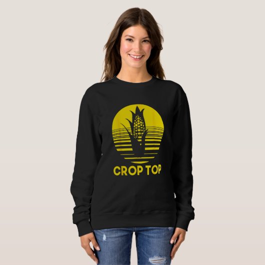 Corn Crop Top Farmer Farming Corn (Voorkant volledig)