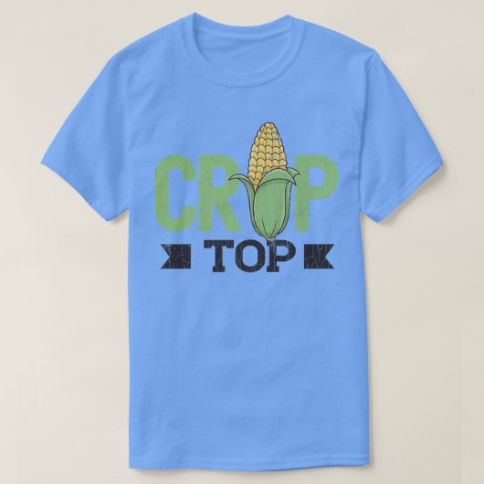Corn Crop Top Funny Farming Farmer Tractor Farm Gr (Design voorkant)