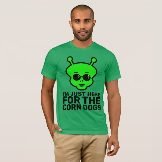 CORN DOG ALIEN T-SHIRTS (Voorkant volledig)