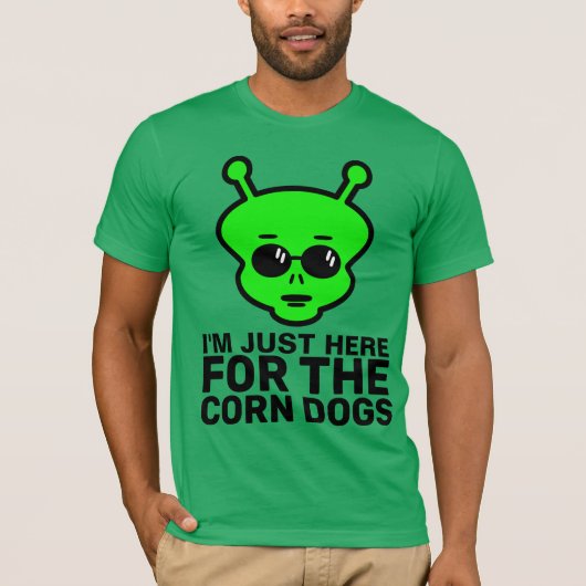 CORN DOG ALIEN T-SHIRTS (Voorkant)