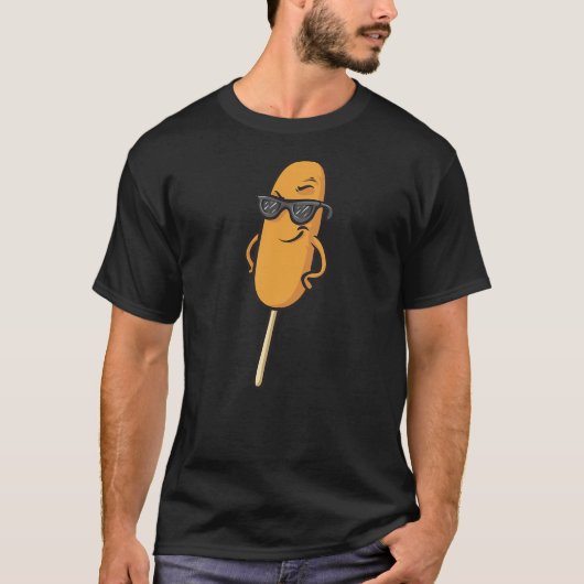 Corn Dog Cool Corndog T-shirt (Voorkant)