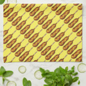 Corn Dog Corndog Carnaval State Fair Food Stall Theedoek (Gevouwen)