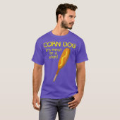 Corn Dog Hot Dog Grappig eten T-shirt (Voorkant volledig)