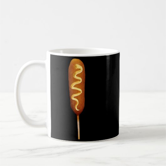 Corn Dog Liefhebber Halloween Kostuum Koffiemok (Links)