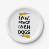 Corn Dog Papieren Bordje (Voorkant)