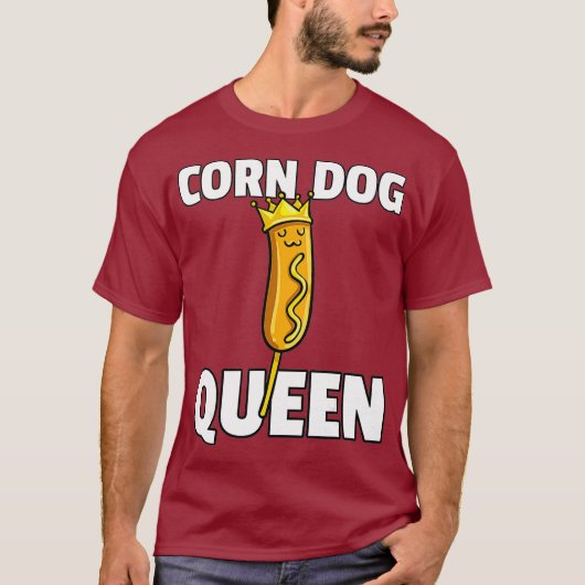Corn Dog Queen Costume for Youth T-shirt (Voorkant)