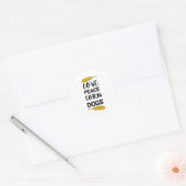 Corn Dog Ronde Sticker (Envelop)