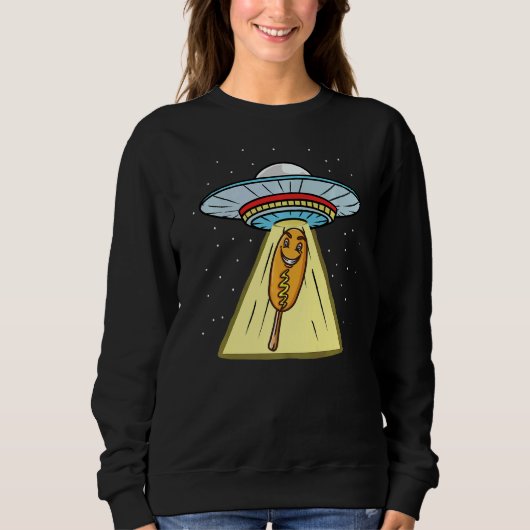 Corn Dog Ufo Abduction Trui (Voorkant)