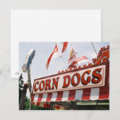 Corn Dogs Briefkaart (Voorkant / Achterkant)