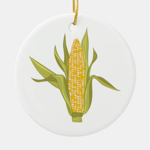Corn Ear Keramisch Ornament