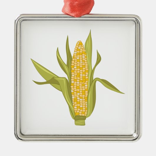 Corn Ear Metalen Ornament (Voorkant)
