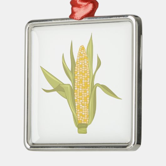 Corn Ear Metalen Ornament (Links)