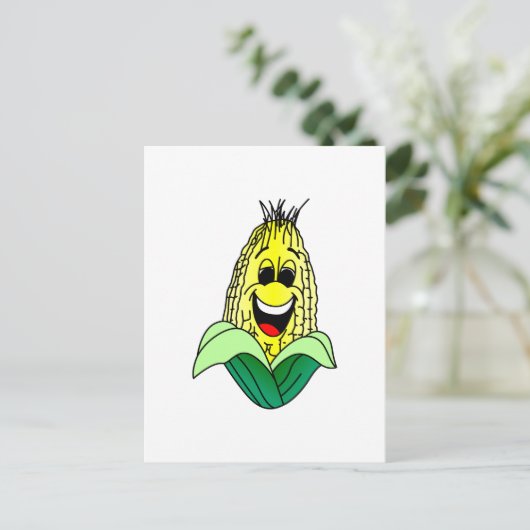 Corn Face Briefkaart (Staand voorkant)