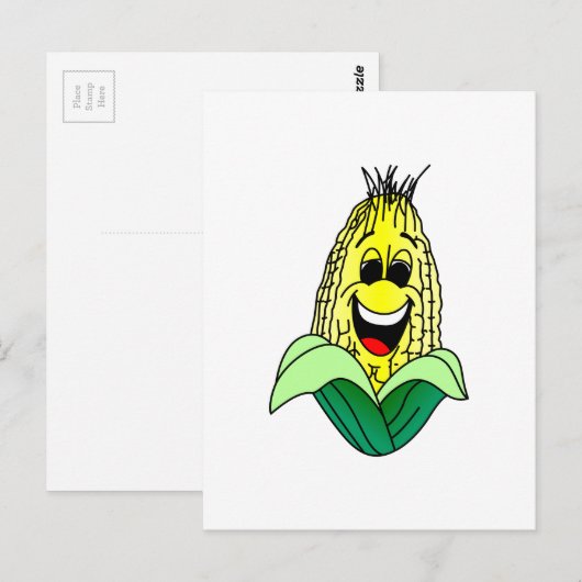 Corn Face Briefkaart (Voorkant / Achterkant)