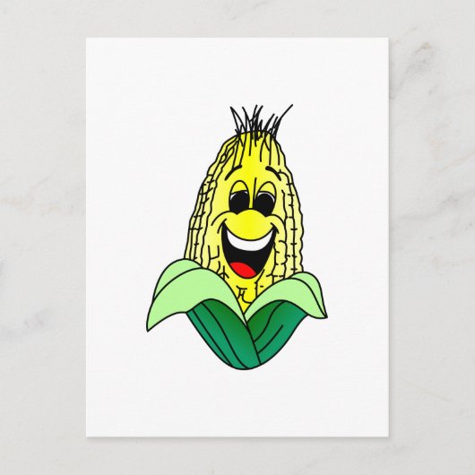Corn Face Briefkaart (Voorkant)