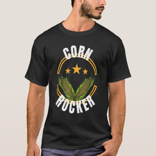 Corn farmer corn rocker t-shirt (Voorkant)