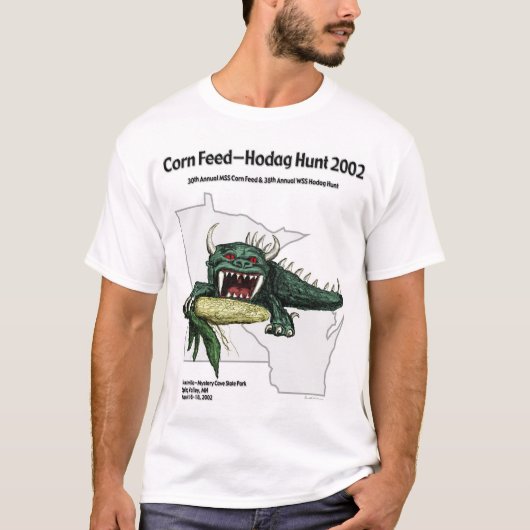 Corn Feed Hodag Hunt 2002 T-shirt (Voorkant)