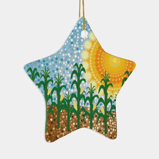 Corn Field Keramisch Ornament (Rechts)