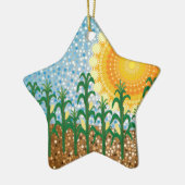 Corn Field Keramisch Ornament (Links)