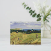 Corn Field op het eiland Wight Briefkaart (Staand voorkant)