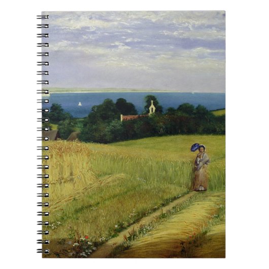 Corn Field op het eiland Wight Notitieboek (Voorkant)