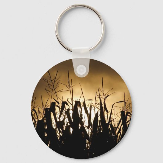 Corn field Silhouettes Sleutelhanger (Voorkant)