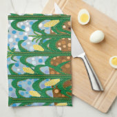 Corn Field Theedoek (Quarter Fold)