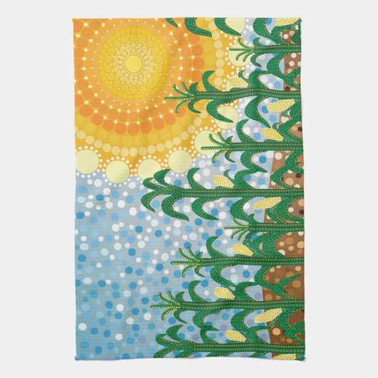 Corn Field Theedoek (Verticaal)