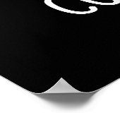 Corn-flict Funny Corn Pun Dark BG Poster (Hoek)