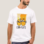 Corn-flicts Funny Corn Flakes Pun T-shirt (Voorkant)