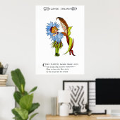 Corn Flower Poster (Thuiskantoor)