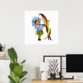 Corn Flower Poster (Thuiskantoor)