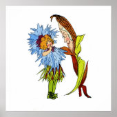 Corn Flower Poster (Voorkant)