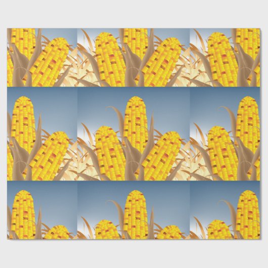 Corn Glossy Wrapping Paper Cadeaupapier (Vlak)