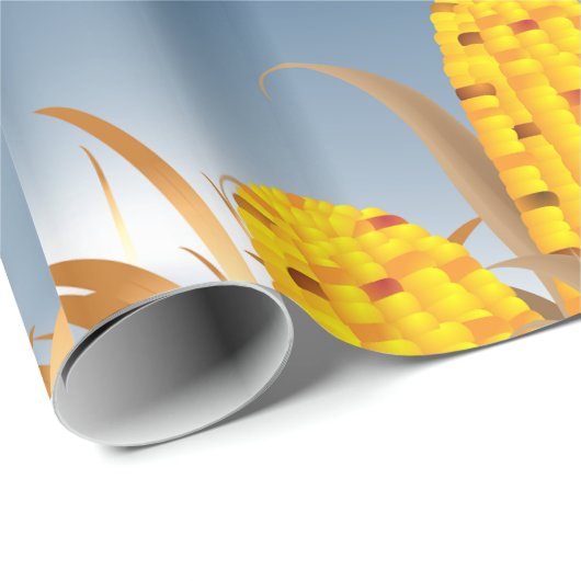 Corn Glossy Wrapping Paper Cadeaupapier (Rol Hoek)
