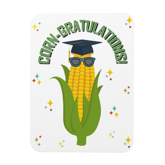 CORN-GRATULATIES! Flexibel fotomagneet Magneet (Verticaal)