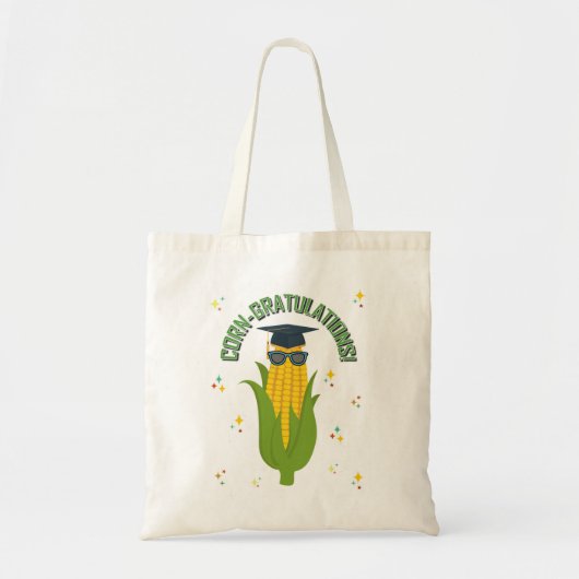 CORN-GRATULATIES! TOTE BAG (Voorkant)