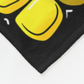 Corn Halloween Costume Funny Corn op de krab Fleece Deken (Hoek)