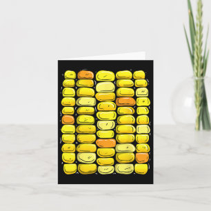 Corn Halloween Costume Funny Corn op de krab Kaart