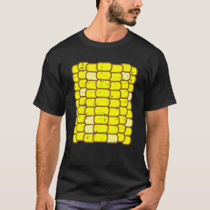 Corn Halloween Costume Funny Foodie Farmer Mannen T-shirt