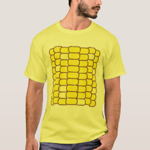 Corn Halloween Costume Funny Foodie Farmer Mannen  T-shirt