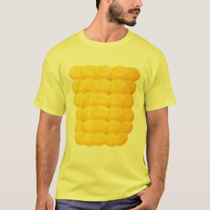 Corn Halloween Costume Funny Foodie Farmer Mannen T-shirt